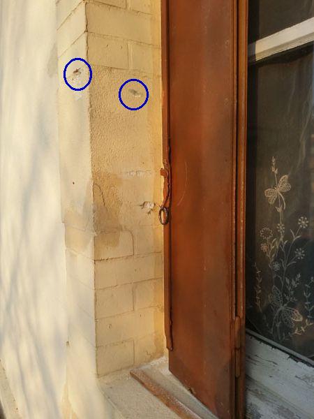 embrasure percée